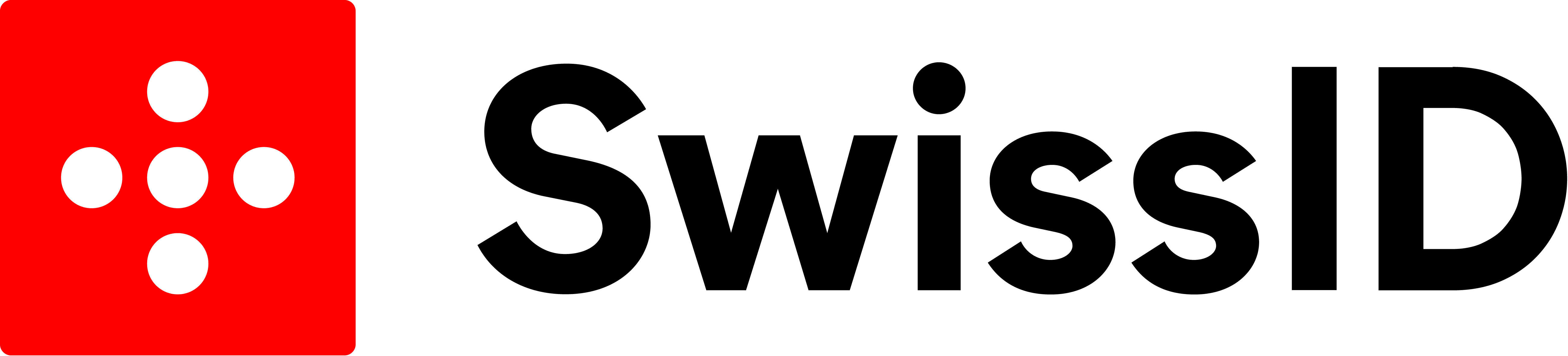 Logo of SwissID, you will get to the start page of SwissID.