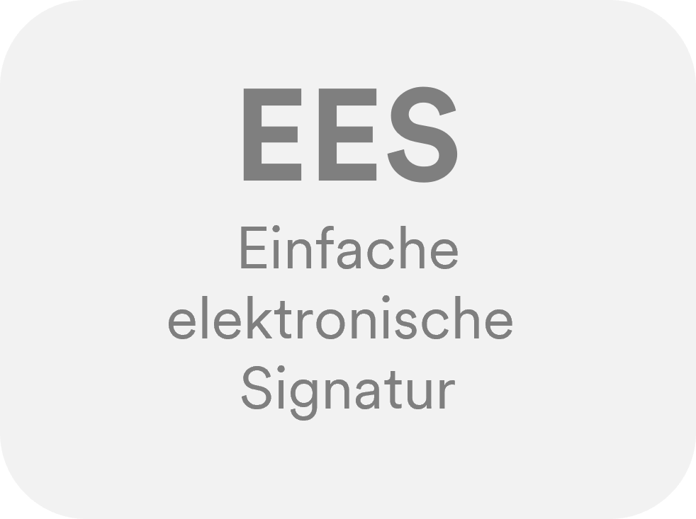 Symbolbild einfache elektronische Signatur
