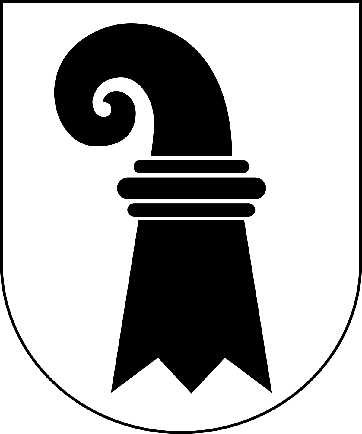 Stemma del Cantone di Basilea Città