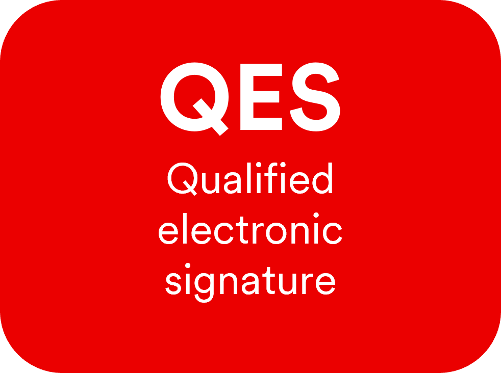 Symbolic image qualified electronic signature