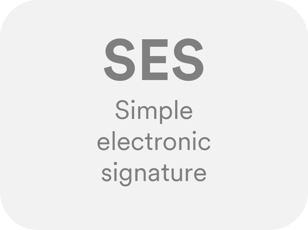 Symbolic image simple electronic signature