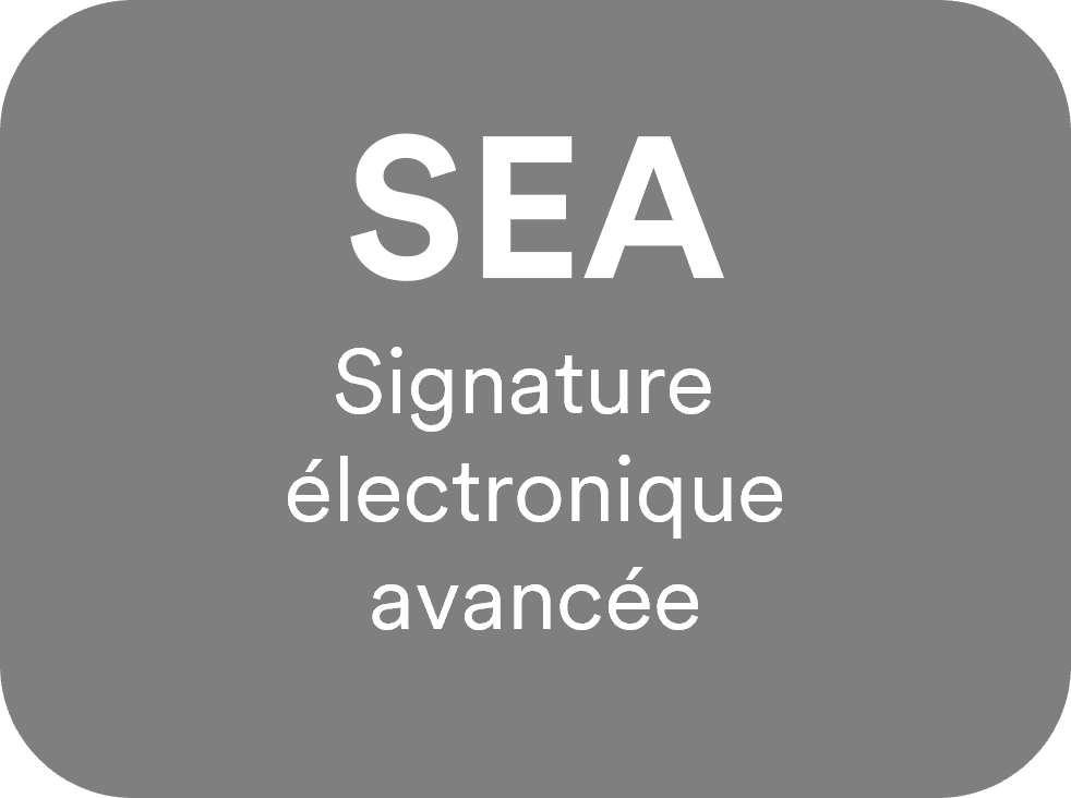 Image-symbole de la signature électronique avancée
